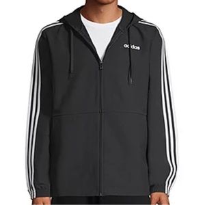Adidas Men’s Hooded Lightweight Windbreaker Sz L